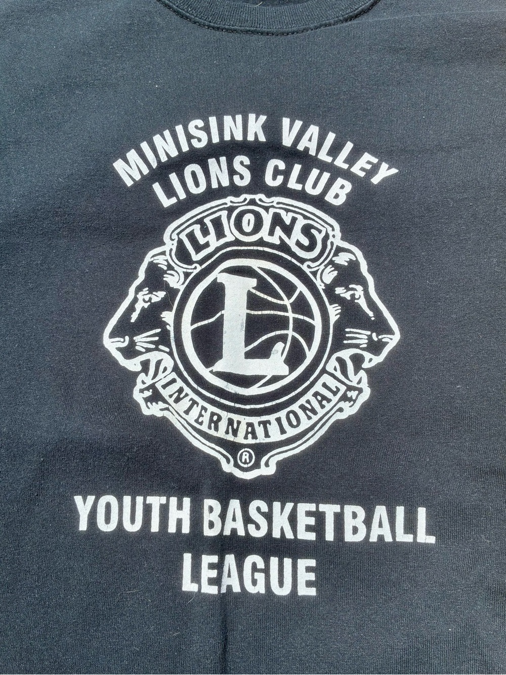 Black punk vintage retro, grunge T-Shirt - Youth Basketball